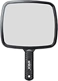 xnicx Handspiegel,Professioneller Handspiegel mit Griff,Friseure Rasierspiegel...