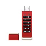 Knoruley 1 Stück Sicheres USB-Laufwerk, Verschlüsseltes USB-Flash-Laufwerk mit Tastatur,...