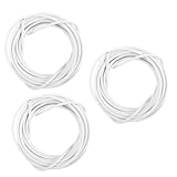 Cabilock 3 Sets Vorhang Aufhängesystem Vorhangzubehör Flexible Vorhangschienendrähte...