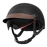 Motorrad Halbhelm - Open Face Motorcycle Safety Hut | Motorrad halbe Sicherheitshut mit...