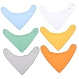 CRAFTHROU 6 Stück Bandana Lätzchen Aus Saugfähigem Material Bezauberndes Design Für...