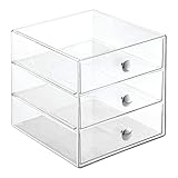 SHENGANG 3 Acryl-Waschtisch, kompaktes Schubladen-Set zur Aufbewahrung, kompatibel mit...