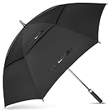 NINEMAX Regenschirm Groß Sturmfest,Golf Stockschirm Automatik Auf,L Regenschirm...