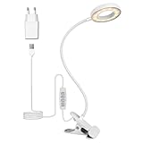 TBTeek LED Leselampe, 48 LED Schwanenhals Bett Lampe, Augenpflege...
