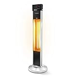 TROTEC Terrassen-Heizstrahler IRS 2000 E Infrarotheizer 3 Heizstufen 2.000 W Timer