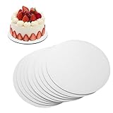 Tortenplatte, eine Packung mit 10 Tortenunterlagen rund. Cakeboard 30 cm rund, 3MM dickes...