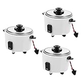Abaodam 3 Stück Mini Küchen Reiskocher Dash Cooker Elektrische Mini Reismaschine Mini...