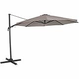 Siena Garden J05248 Ampelschirm California N+ taupe Ø 350cm