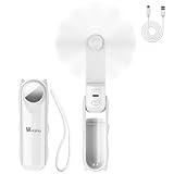 Wotplay Handventilator Mini Ventilator 3-In-1 Handventilator Handventilator Akku Aufladbar...