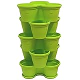 Gariella 5X Blumentopf Säulentopf Pflanzturm Hochbeet Pflanztopf-Kübel mit...