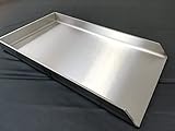 KOCH #27 Edelstahl V2A PLANCHA 410 x 230mm Höhe 35mm - Grillpfanne Grillplatte...