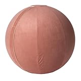 byAlex Ergonomischer Sitzball mit Bezug - 65cm Yoga-Ball für das Büro - Fintess-Ball als...