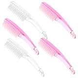 BAZEITFLOW 5 Stück Nagelbürsten Zur Nagelreinigung Multifunktionale Kunststoff Pinsel...