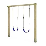 Kinderschaukel, Holzschaukel, Schaukelgestell, Schaukelgerüst, Doppelschaukel,...