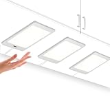 ENUOTEK 3er LED Küchenunterbauleuchten Schrankleuchten Flach Arbeitsplattenbeleuchtung...