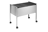 Durable Eco Hängemappenwagen/Hängeregistratur 80 A4, silber, aus kratzfestem...