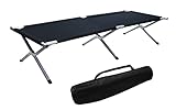Kronenburg Feldbett XXL, Campingbett 210 cm x 72 cm x 45 cm – Belastbarkeit bis 200 kg...