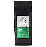 HAPPY COFFEE Bio Espressobohnen 1Kg [PUNO] schokoladig I Frische fair-trade...
