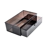 Aquarium Außenfilter Schublade Tropfschale Filterbox Tropfwasser Durchfluss Box Braun...