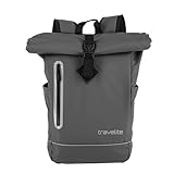 Travelite Rolltop Rucksack wasserfest, Fahrradrucksack, Freizeitrucksack mit...