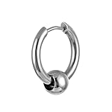 Ohrringe Damen Silber Klassische Ohrringe für Mädchen, Kristalldiamant, Silber,...