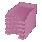 helit H2661628 - Briefablage the green staff, DIN A4-C4, 5 Stück, pink,...