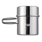Esbit Unisex Esbit Edelstahl Topf, Silber, 1L EU