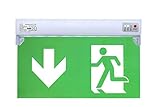 Dauerlicht LED Notleuchte Notbeleuchtung Exit Notausgang Fluchtwegleuchte...