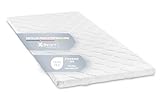 XDREAM Pure | Ergonomischer Matratzentopper mit bequemem Komfortschaumkern | Bänder zur...