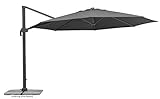 Schneider Sonnenschirm Rhodos Grande, anthrazit, 400 cm anthrazit, 789-15,...