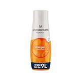 SodaStream Sirup Orange, 1x Flasche ergibt 9 Liter Fertiggetränk,...