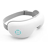 Augenmassagegerät mit Wärme und Bluetooth-Musik, elektrische Vibrations-Augenmaske zur...