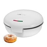 Clatronic® Donut Maker für bis zu 7 Bagels/Donuts | Donutmaker mit...