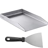 Smartpeas Edelstahl Grillplatte - Plancha Universalgröße 20 X 30 Cm Für Viele...