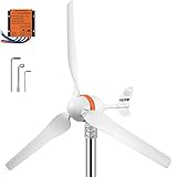 VEVOR Windturbinengenerator 400 W Windgenerator, 12 V Elektrisch MPPT Controller, 13 m/s...