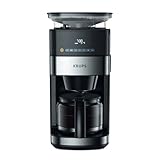 Krups KM8328 Grind Aroma Kaffeemaschine mit Mahlwerk | 24-Stunden-Timer | 180 g...