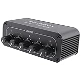 Aboiled Stereo Audio Mischer 1 Eingang 5 Ausgang Mehrkanal Audio Quellen Verteiler Cinch...