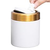 Smileshiney Tisch-Mülleimer,Desktop-Mülleimer - 1,5 l Mülleimer für Tischplatte -...