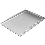 Universal Edelstahl Plancha 27x20CM Universal BBQ Plancha Grillpfanne passend...