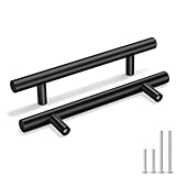 goldenwarm 15 Stück Möbelgriffe 128mm - Küchengriffe Schwarz Küchenschrank...