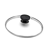 ALLUFLON Deckel, Glas Edelstahl bakelit, Hell, 16 cm
