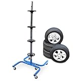 Bituxx Felgenbaum mit Rollen Stabiler Reifenständer für 4 Räder (bis 245mm)...