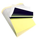 LIUMATE 100 Blatt Tattoo Transferpapier, A4 Tattoo Papier Kohlepapier Tattoo...