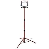 Luceco Slimline LED Baustrahler 38 W mit Stativ, Arbeitsleuchte 3000 Lumen, Wasserdicht...