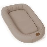 PaLulli® Extra Großes Babynest 100x60 cm Baumwolle | Beidseitig nutzbares Kuschelnest...