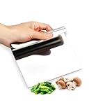 HUVZOR 1 Stück VIELZWECK-KÜCHENHELFER aus Edelstahl, 12x14 cm - Gemüseschaufel,...