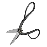 Zerodis Bonsaischere aus Edelstahl, 190 mm, Astschere für Knospen und Blätter,...