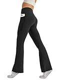 Glacspyg Damen Hose mit Taschen Yogahose Freizeit Jogginghose High Waist Sporthose...