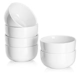 DOWAN Dessertschalen 6er Set, Ø 10,5 cm Kleine Müslischale Keramik, 300 ml...