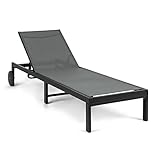Blumfeldt Sonnenliege Klappbar, Polyester-Sonnenliegen mit Aluminium Rahmen,...